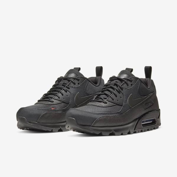 Nike Air Max 90 Surplus Muške Tenisice Crne | NK219PZO