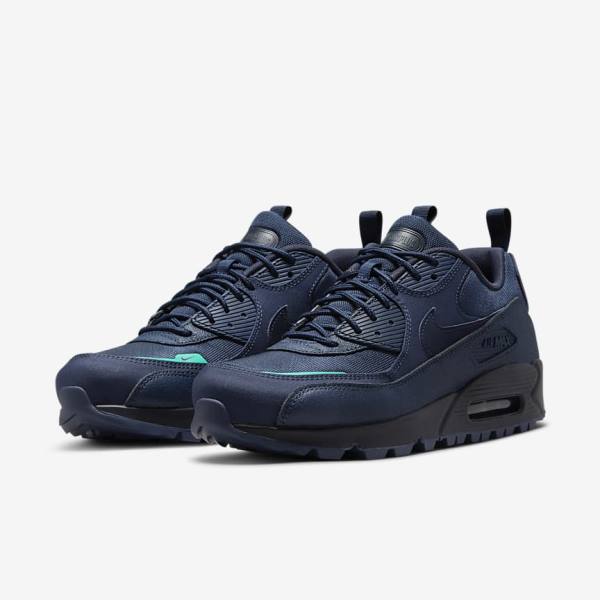 Nike Air Max 90 Surplus Muške Tenisice Tamnoplave Obsidijanske | NK281SZL