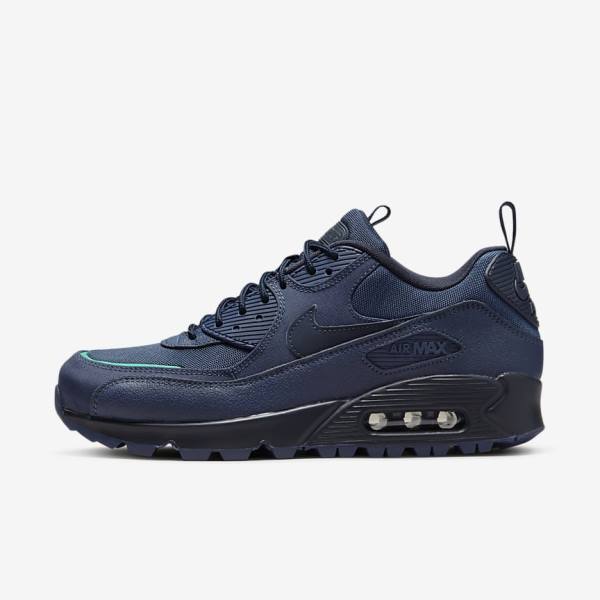 Nike Air Max 90 Surplus Muške Tenisice Tamnoplave Obsidijanske | NK281SZL