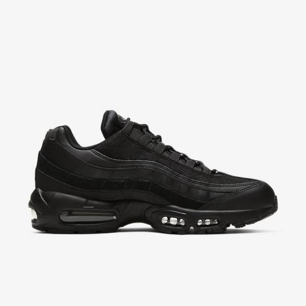 Nike Air Max 95 Essential Muške Tenisice Crne Tamno Sive | NK704UIR