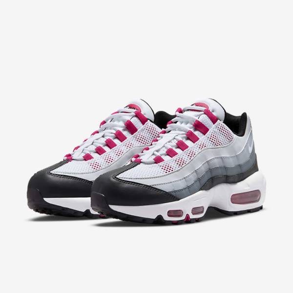 Nike Air Max 95 Ženske Tenisice Tamno Sive Sive Bijele | NK516XIW