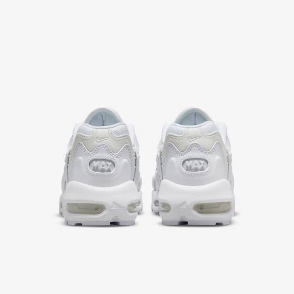 Nike Air Max 96 2 Ženske Tenisice Bijele Platine Metalne Srebrne Bijele | NK837AKQ