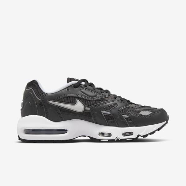 Nike Air Max 96 2 Ženske Tenisice Crne Metalne Srebrne Bijele | NK164UYR