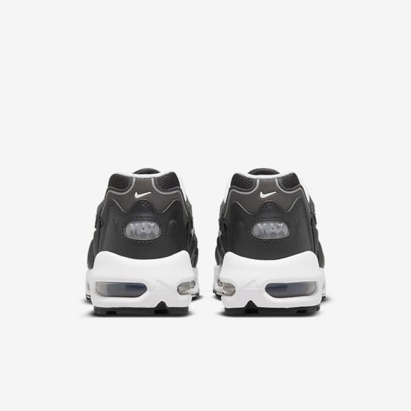 Nike Air Max 96 2 Ženske Tenisice Crne Metalne Srebrne Bijele | NK164UYR