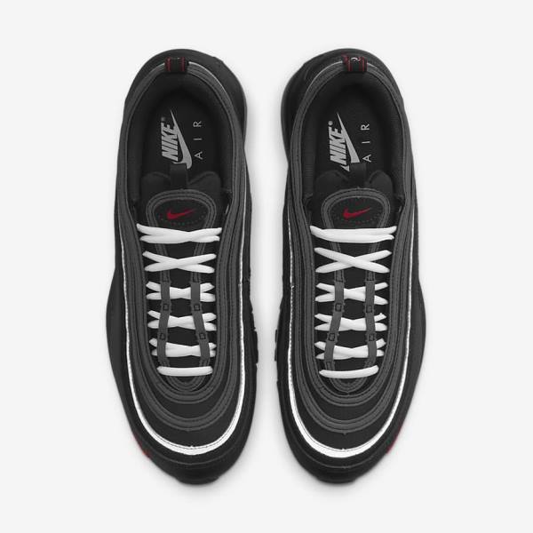 Nike Air Max 97 Muške Tenisice Crne Crvene Bijele | NK351TKV