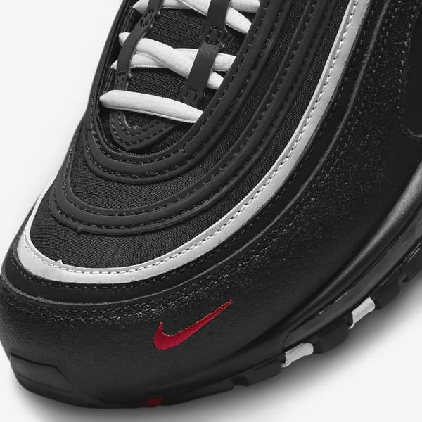 Nike Air Max 97 Muške Tenisice Crne Crvene Bijele | NK351TKV