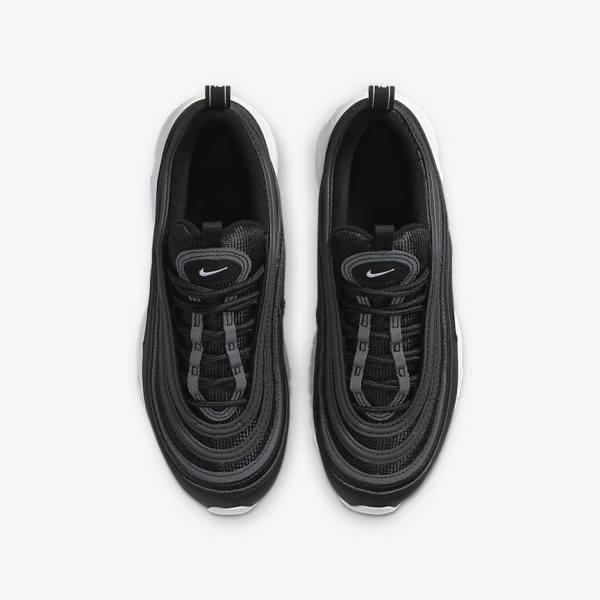 Nike Air Max 97 Older Dječje Tenisice Crne Bijele | NK561MCP