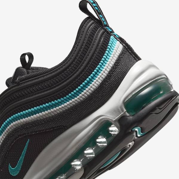 Nike Air Max 97 SE Muške Tenisice Crne Bijele Tirkizne | NK857QZX