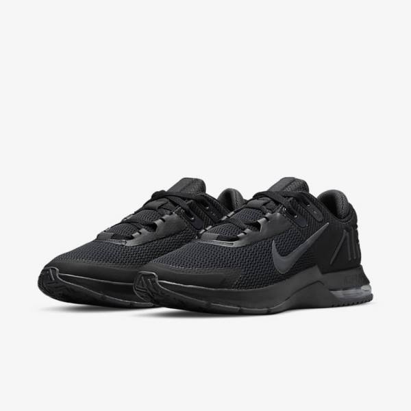 Nike Air Max Alpha Trainer 4 Muške Tenisice Za Trening Crne Tamno Sive | NK827UDB