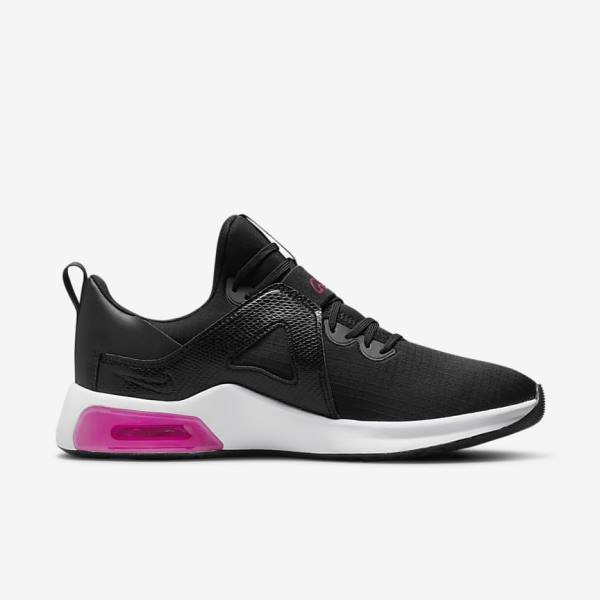 Nike Air Max Bella TR 5 Ženske Tenisice Za Trening Crne Bijele Roze | NK834DVU