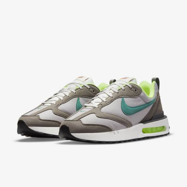 Nike Air Max Dawn Muške Tenisice Maslinasto Zelene Sive | NK960XJT