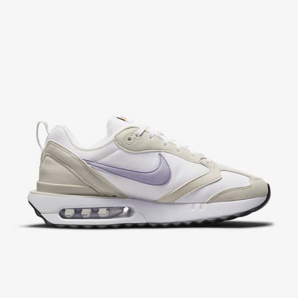 Nike Air Max Dawn Ženske Tenisice Bijele Svijetlo Bež Crne Ljubičaste | NK793BPU