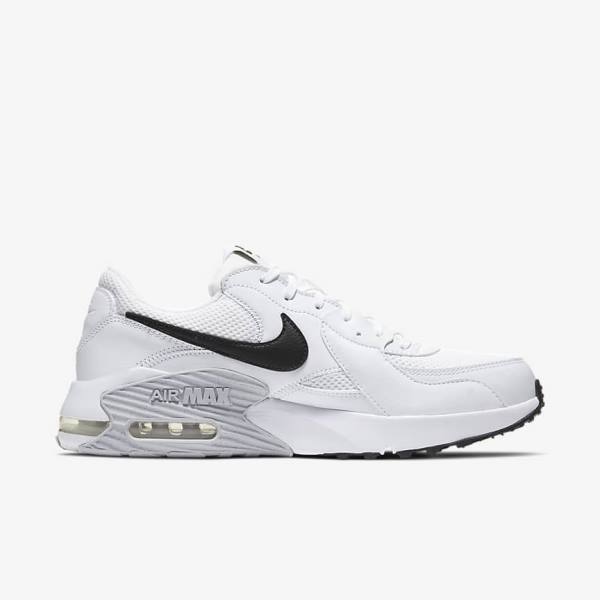 Nike Air Max Excee Muške Tenisice Bijele Platine Crne | NK948FAG