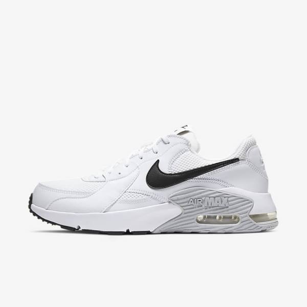 Nike Air Max Excee Muške Tenisice Bijele Platine Crne | NK948FAG