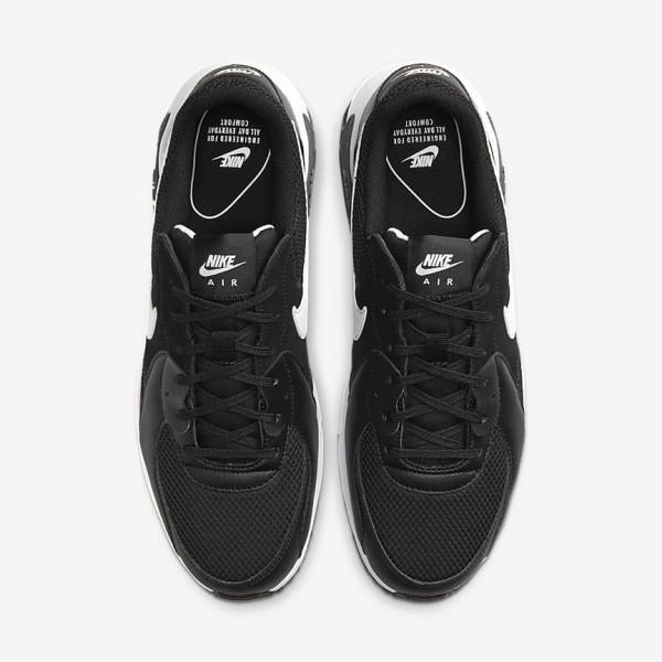 Nike Air Max Excee Muške Tenisice Crne Tamno Sive Bijele | NK384ZFL