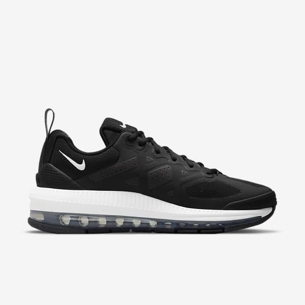 Nike Air Max Genome Muške Tenisice Crne Tamno Sive Bijele | NK295RWQ