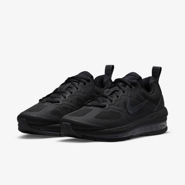 Nike Air Max Genome Muške Tenisice Crne Tamno Sive | NK896RUI