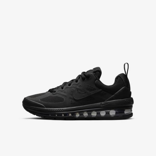 Nike Air Max Genome Older Dječje Tenisice Crne Tamno Sive | NK819SKH