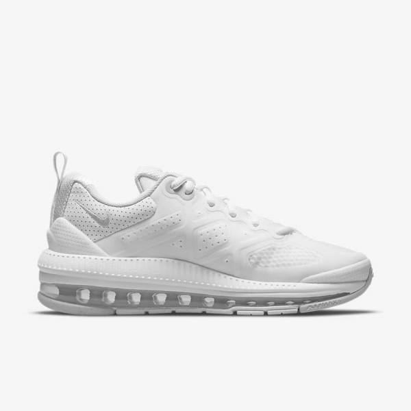 Nike Air Max Genome Ženske Tenisice Bijele Platine Bijele | NK576WBP