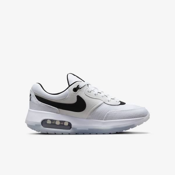 Nike Air Max Motif Older Dječje Tenisice Bijele Crne | NK962AYI