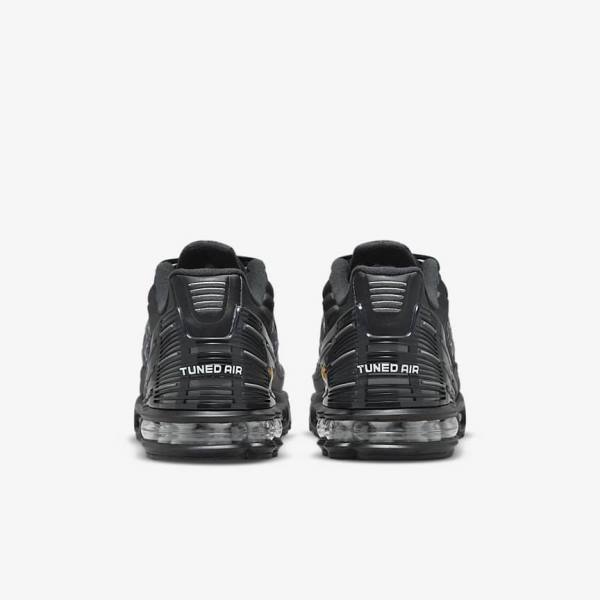 Nike Air Max Plus 3 Muške Tenisice Crne Tamno Sive Bijele | NK143UTD