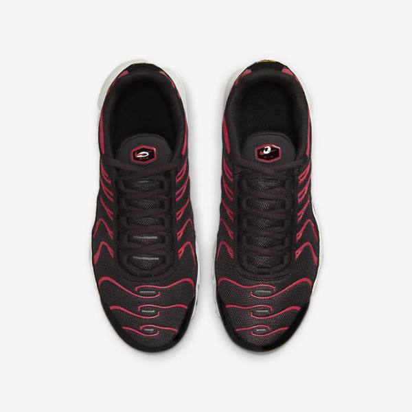 Nike Air Max Plus Older Dječje Tenisice Sive Crvene Bijele Crne | NK527XMN