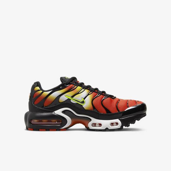 Nike Air Max Plus Older Dječje Tenisice Narančaste Zlatne Crne | NK704NLC