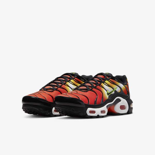 Nike Air Max Plus Older Dječje Tenisice Narančaste Zlatne Crne | NK704NLC