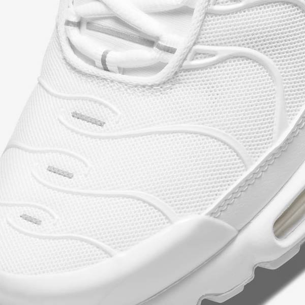 Nike Air Max Plus Ženske Tenisice Bijele Platine Bijele | NK912IMH