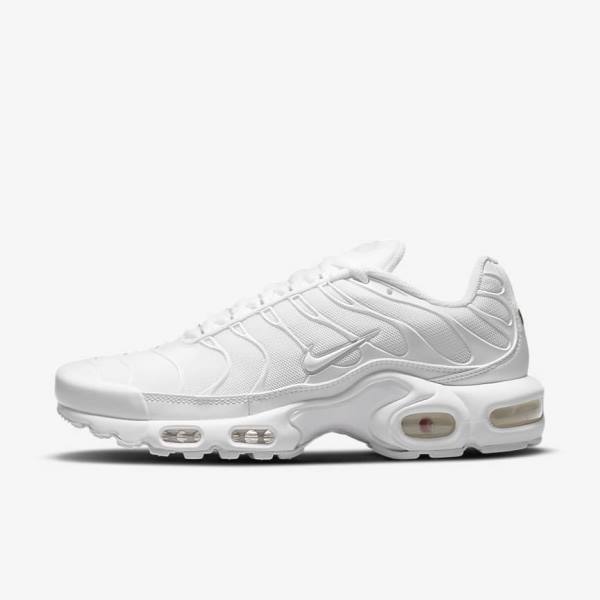 Nike Air Max Plus Ženske Tenisice Bijele Platine Bijele | NK912IMH