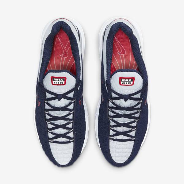 Nike Air Max Tailwind V SP Muške Tenisice Tamnoplave Platine Bijele Crvene | NK701BQN