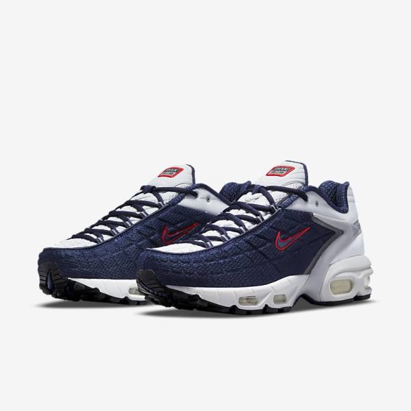 Nike Air Max Tailwind V SP Muške Tenisice Tamnoplave Platine Bijele Crvene | NK701BQN