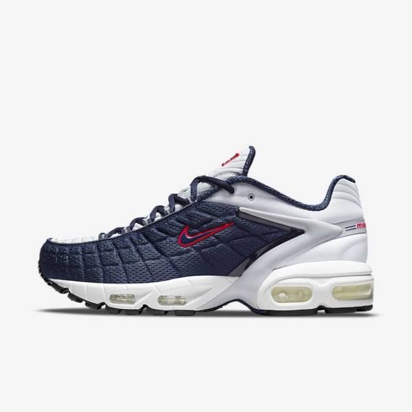 Nike Air Max Tailwind V SP Muške Tenisice Tamnoplave Platine Bijele Crvene | NK701BQN