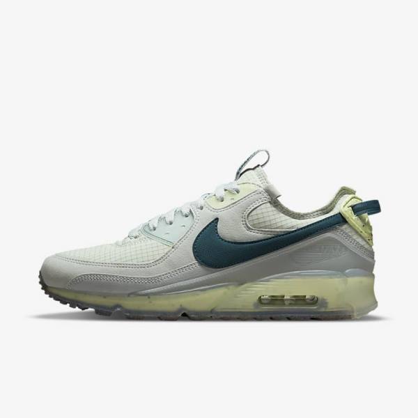 Nike Air Max Terrascape 90 Muške Tenisice Sive Svijetlo Zelene Tamno Tirkizne Zelene | NK123XZO