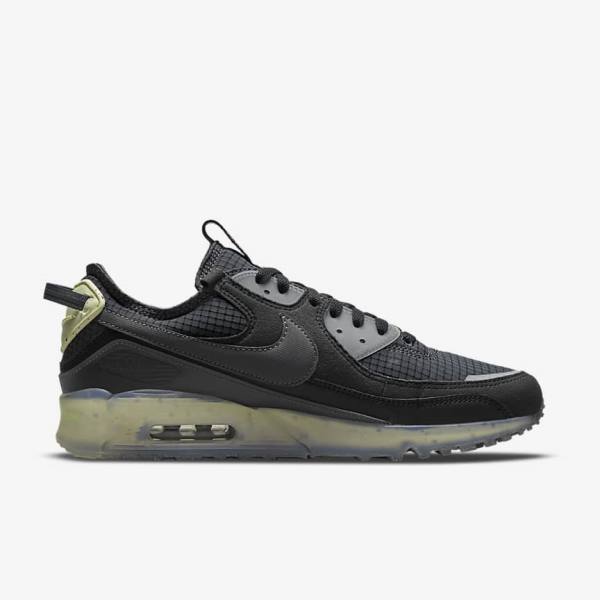 Nike Air Max Terrascape 90 Muške Tenisice Crne Svijetlo Zelene Tamno Sive | NK638AEK