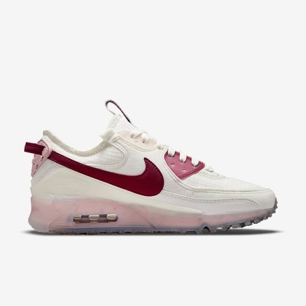 Nike Air Max Terrascape 90 Ženske Tenisice Bijele Roze Bordo | NK826FVD