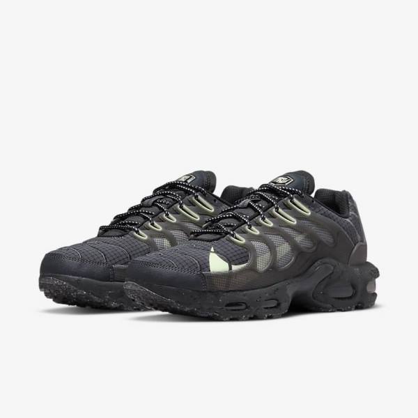 Nike Air Max Terrascape Plus Muške Tenisice Crne Tamno Sive Svijetlo Zelene | NK364XWT