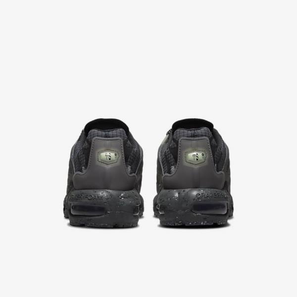 Nike Air Max Terrascape Plus Muške Tenisice Crne Tamno Sive Svijetlo Zelene | NK364XWT