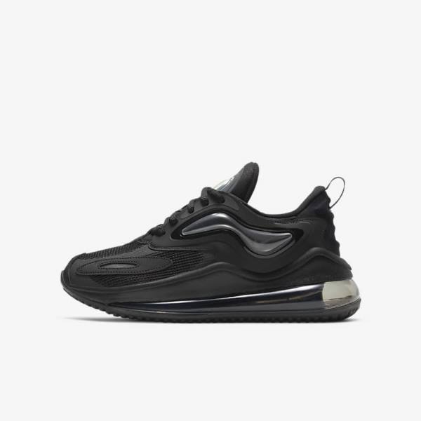 Nike Air Max Zephyr Older Dječje Tenisice Crne Tamno Sive | NK029NPL