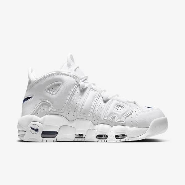 Nike Air More Uptempo 96 Muške Tenisice Bijele Tamnoplave | NK408OLD