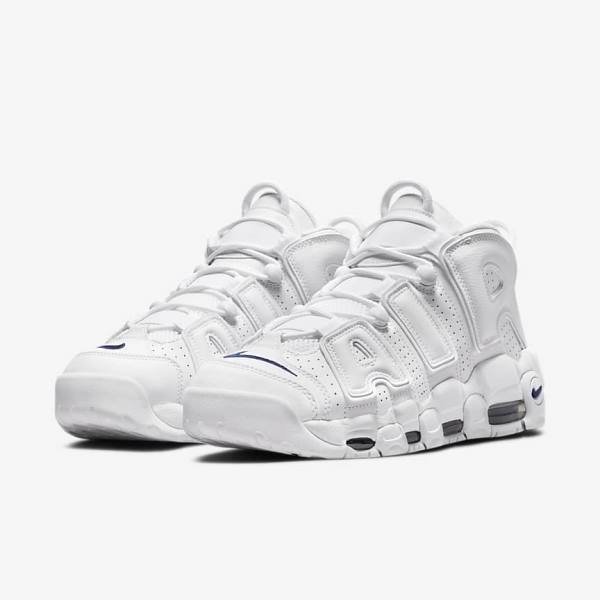 Nike Air More Uptempo 96 Muške Tenisice Bijele Tamnoplave | NK408OLD