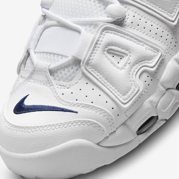 Nike Air More Uptempo 96 Muške Tenisice Bijele Tamnoplave | NK408OLD