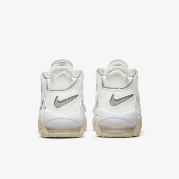 Nike Air More Uptempo Older Dječje Tenisice za košarku Bijele Smeđe Svijetlo | NK958KZF