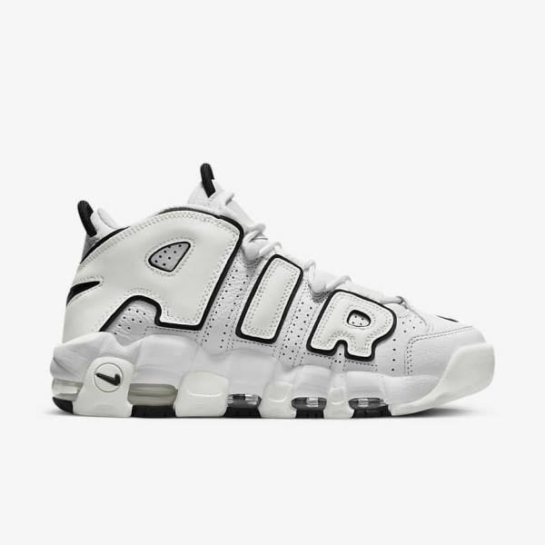 Nike Air More Uptempo Ženske Tenisice Bijele Crne | NK726XYF