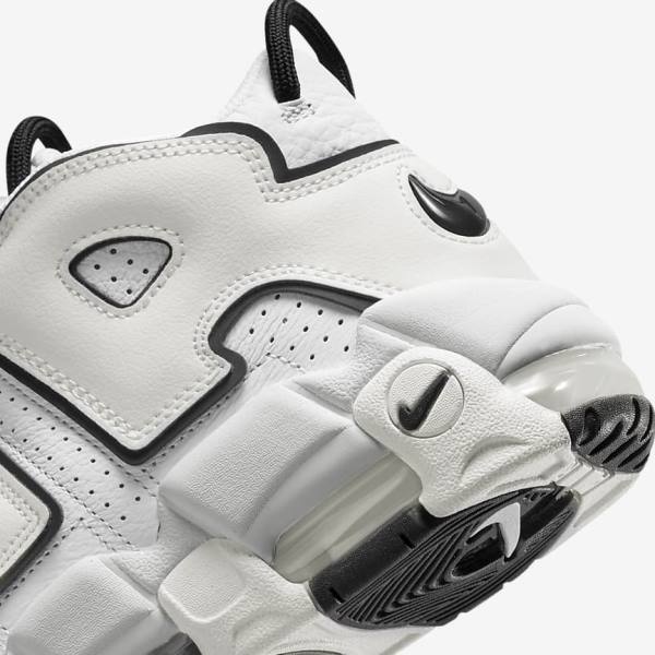 Nike Air More Uptempo Ženske Tenisice Bijele Crne | NK726XYF