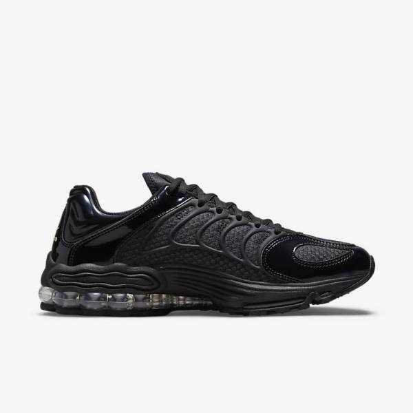 Nike Air Tuned Max Muške Tenisice Crne Metalne Srebrne Crne | NK614NSV