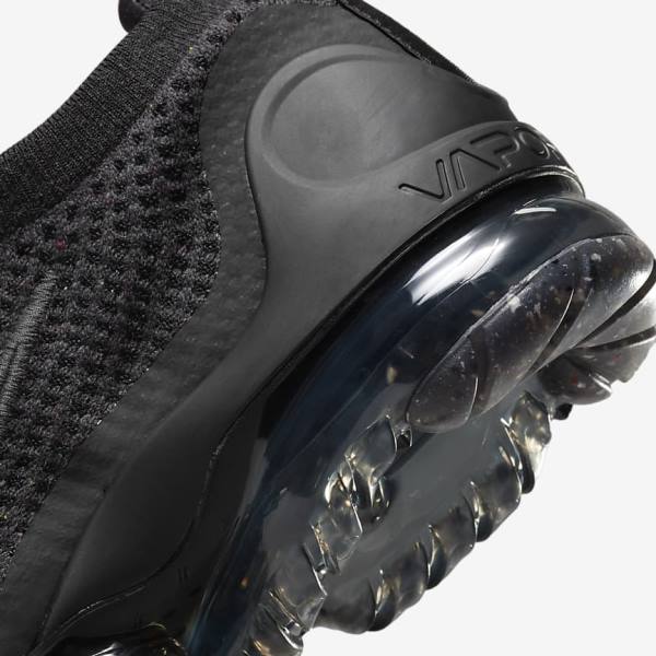 Nike Air VaporMax 2021 FK Older Dječje Tenisice Crne Tamno Sive | NK752OLV