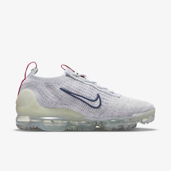 Nike Air VaporMax 2021 Flyknit Ženske Tenisice Tamnoplave Bijele | NK964KLF