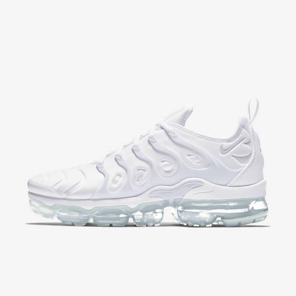 Nike Air VaporMax Plus Muške Tenisice Bijele Platine Bijele | NK159ZAD