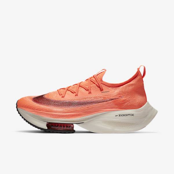 Nike Air Zoom Alphafly NEXT% Flyknit Road Racing Muške Tenisice Za Trčanje Ljubičaste Crvene Crne Crne | NK352HGC